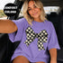 CHECKERED BOW