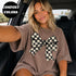 CHECKERED BOW