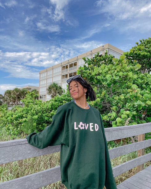 Loved Flower Crewneck