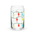 Christmas Lights Glass Mug 16 Oz.