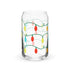 Christmas Lights Glass Mug 16 Oz.
