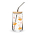 Candy Corn Glass Cup 16 Oz.