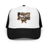 Follow Jesus Leopard Foam Trucker Hat