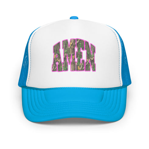 Amen Camo Foam Trucker Hat