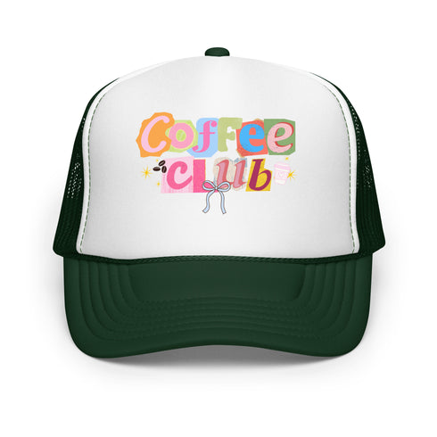 Coffee Club Foam Trucker Hat