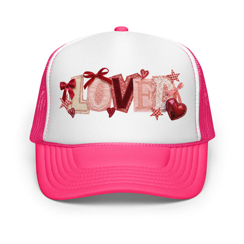 Loved Valentines Foam Trucker Hat