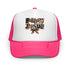 Follow Jesus Leopard Foam Trucker Hat