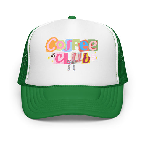 Coffee Club Foam Trucker Hat