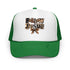 Follow Jesus Leopard Foam Trucker Hat