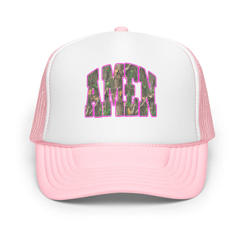 Amen Camo Foam Trucker Hat