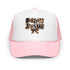 Follow Jesus Leopard Foam Trucker Hat