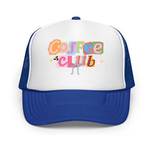 Coffee Club Foam Trucker Hat