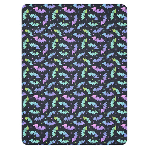 Halloween Bats Sherpa Blanket