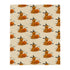 Goldendoodle Halloween Throw Blanket