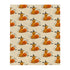 Golden Retriever Halloween Throw Blanket