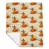 Golden Retriever Halloween Throw Blanket