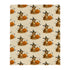 English Bulldog Halloween Throw Blanket