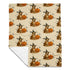 English Bulldog Halloween Throw Blanket