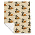 Aussiedoodle Halloween Throw Blanket