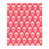Pink Skull Design Throw Blanket