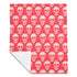 Pink Skull Design Throw Blanket