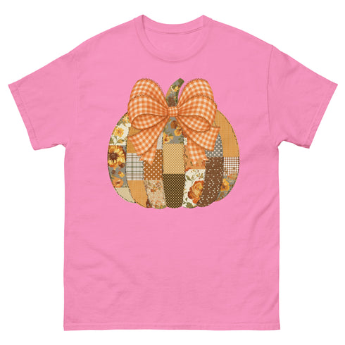 Fall Pumpkin Patchwork Graphic Gildan Shirt