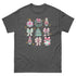 Pink And Green Christmas Coquette Gildan Shirt