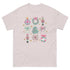 Pink And Green Christmas Coquette Gildan Shirt