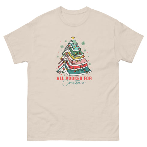 All Booked for Christmas Gildan t-shirt