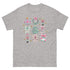 Pink And Green Christmas Coquette Gildan Shirt