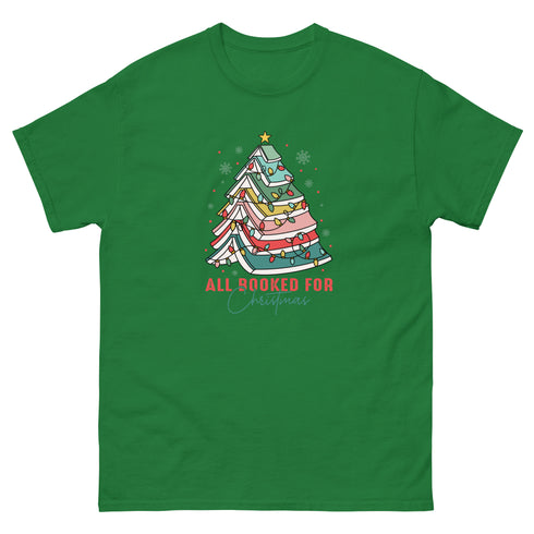All Booked for Christmas Gildan t-shirt