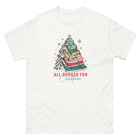 All Booked for Christmas Gildan t-shirt