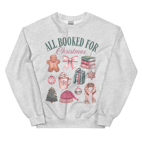 All Booked for Christmas Sweatshirt