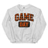 Game Day Orange Plaid Football Sweatshirt