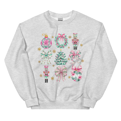 Pink and Green Christmas Doodle