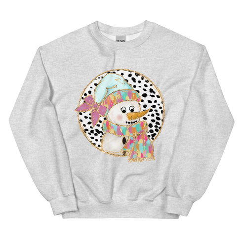 Snowman Winter Christmas Crewneck