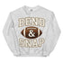 Bend and Snap Football Crewneck