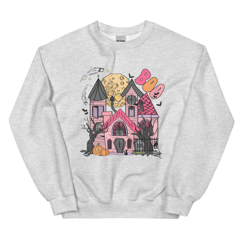 Boo House Halloween Sweatshirt