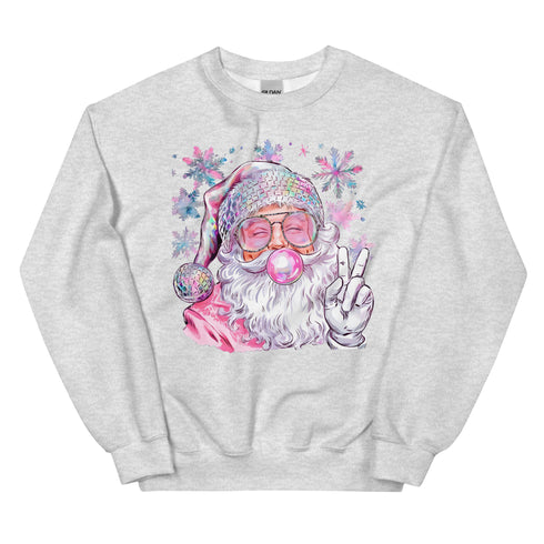 Iridescent Santa Christmas Sweatshirt