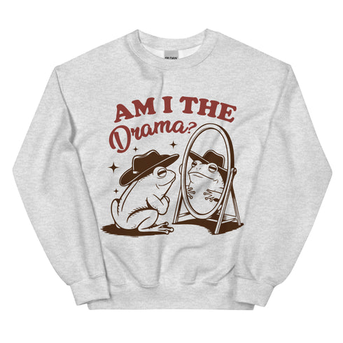 Am I the Drama? Frog Crewneck