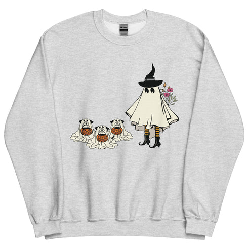 Witch and her Pups Crewneck