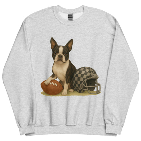 Boston Terrier Football Sweatshirt
