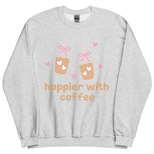 Happier with Coffee Crewneck