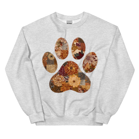 Floral Dog Mom Fall Crewneck