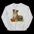 Blue Merle Aussie Football Sweatshirt
