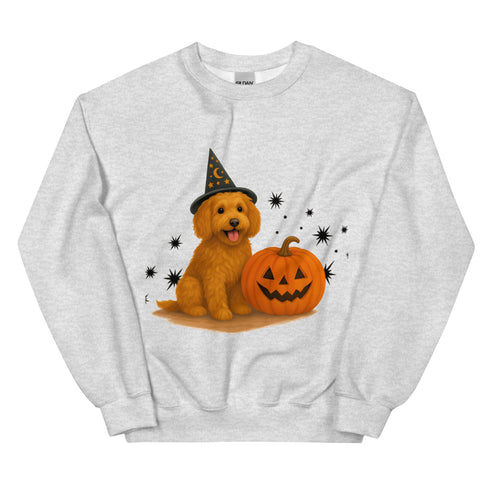 Golden Doodle Halloween Witchy Dogs Sweatshirt