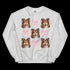 Sheltie With Pink Bows Dog Sweatshirt