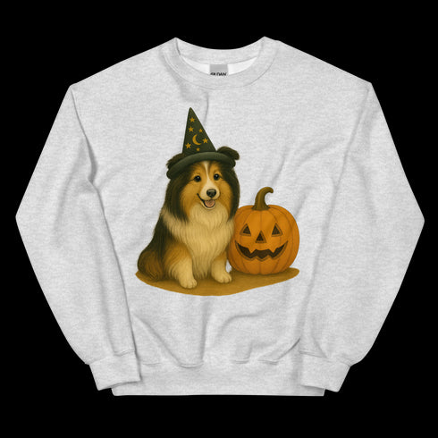 Sheltie Witchy Dog Sweatshirt