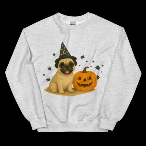 Pug Halloween Witchy Dogs Sweatshirt