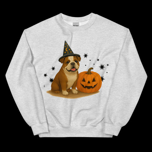 English Bulldog Halloween Witchy Dogs Sweatshirt